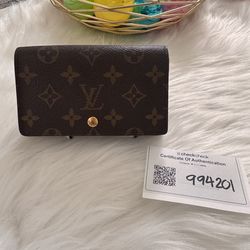 LV Monogram Porte Monnaie billets tresor wallet