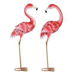Solar LED Flamingo Pair, Set of 2 NEW