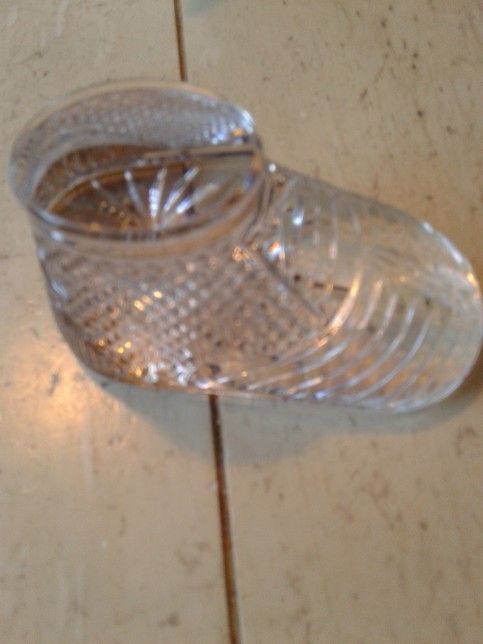 Waterford Baby Shoe Crystal