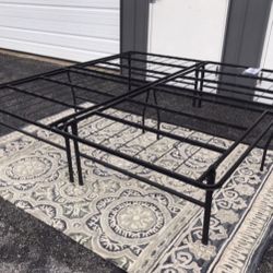 New 18”h Deluxe Platform Bed Frame Queen Size $90, King Size $110