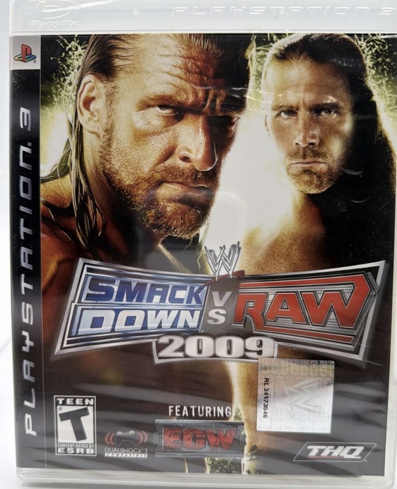 BRAND NEW SEALED WWE Smackdown vs Raw 2009-PS3-Playstation 3