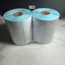 4” X 6” White Thermal Laser Printing Labels 250 Each Roll