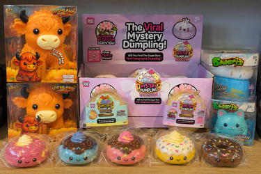 Viral Squishy Toys – Highland Cow, Mystery Dumpling & More – NEW