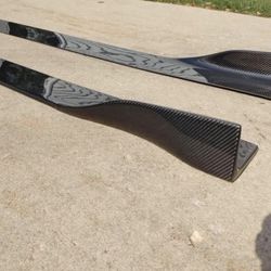 INFINITI Q50/Q60 CARBON FIBER SIDE SKIRT (ONE PIECE)