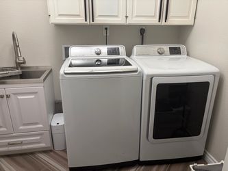Washer and electric dryer