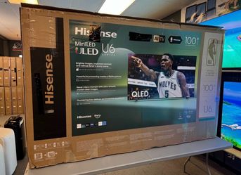 100 inch Hisense tv