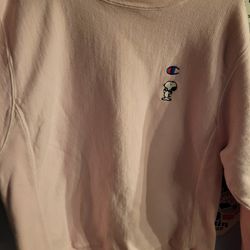 Champion 2018 Peanuts Snoopy Size S Reverse Weave Pullover Sweatshirt