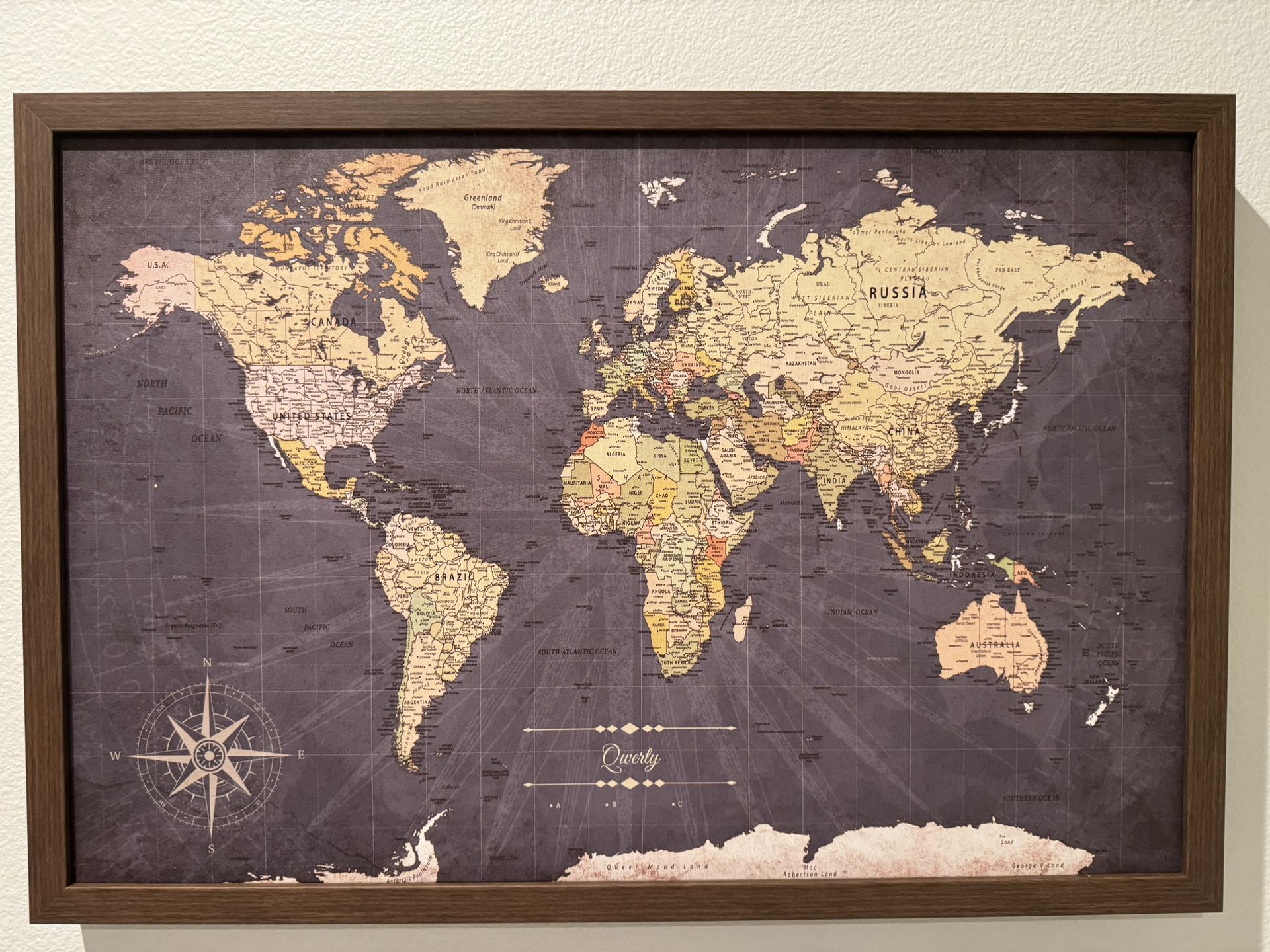 Pushpin World Map