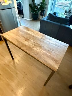 West Elm Industrial Solid Wood Counter Height Table