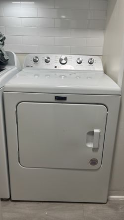 Maytag White Front-Load Dryer