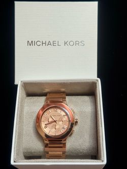 Michael Kors Women's Gramercy Chronograph Rose Gold-Tone Stainless Steel Watch, 40mm