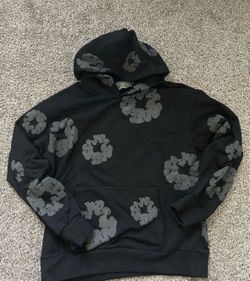 Denim tears black hoodie size medium
