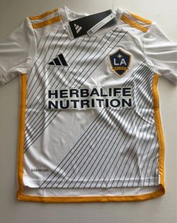 Adidas MLS LA Galaxy 2024-2025 Home Jersey White 4T & 5T