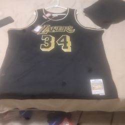 New Mitchell & Ness Lakers Jersey Sz. 3X