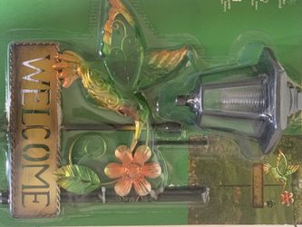 Hummingbird Solar Lantern Stake