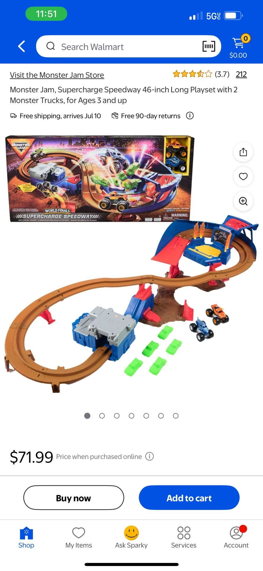 Monster Jam Track With Launcher