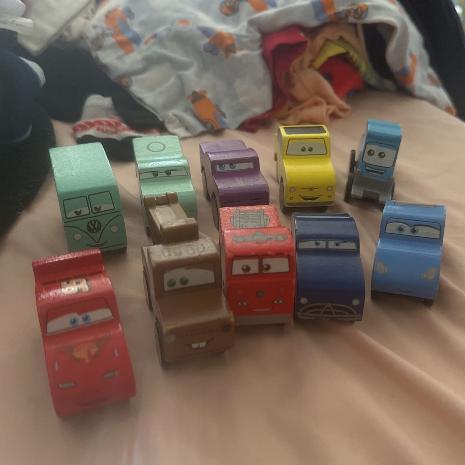 Disney Cars Wooden 10 Pieces