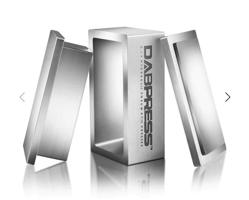 DABPRESS 2X4 PRE PRESS MOLD ( FLOWER & HASH ) - LOADING 7 TO 12G MATERIALS - PAIRS 2X4 INCHES FILTER BAGS