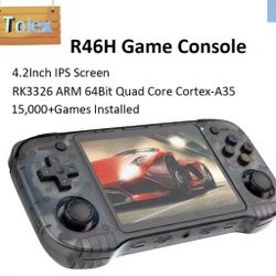 Tolex R46H Game Console 4.2 inch HD IPS R46H Retro Handheld Console