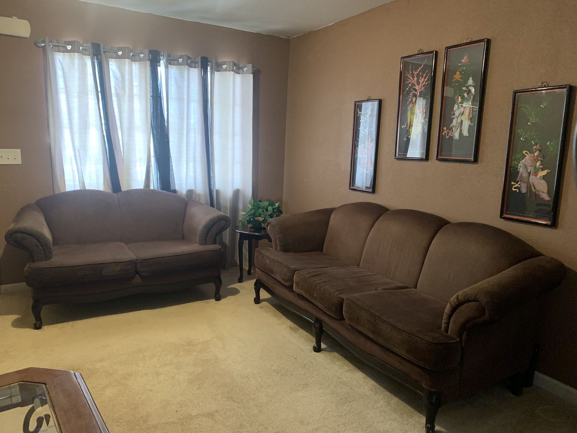 Vintage Victorian Style Sofas Set