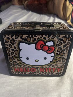 Hello kitty leopard lunch box