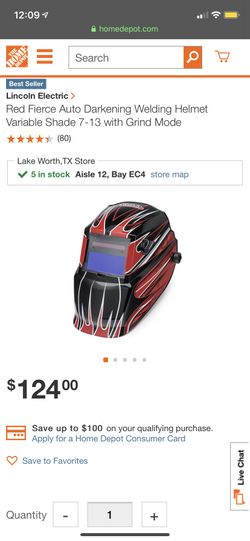 Lincoln welding helmet