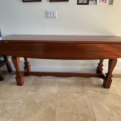 South Cone Trading Company Drop Leaf Table Handmade in Peru