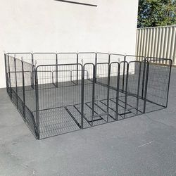 $270 (BRAND NEW) Large 10x10 FT Heavy Duty 48” Tall 16-Panel Pet Playpen Dog Crate Kennel Exercise Cage Fence