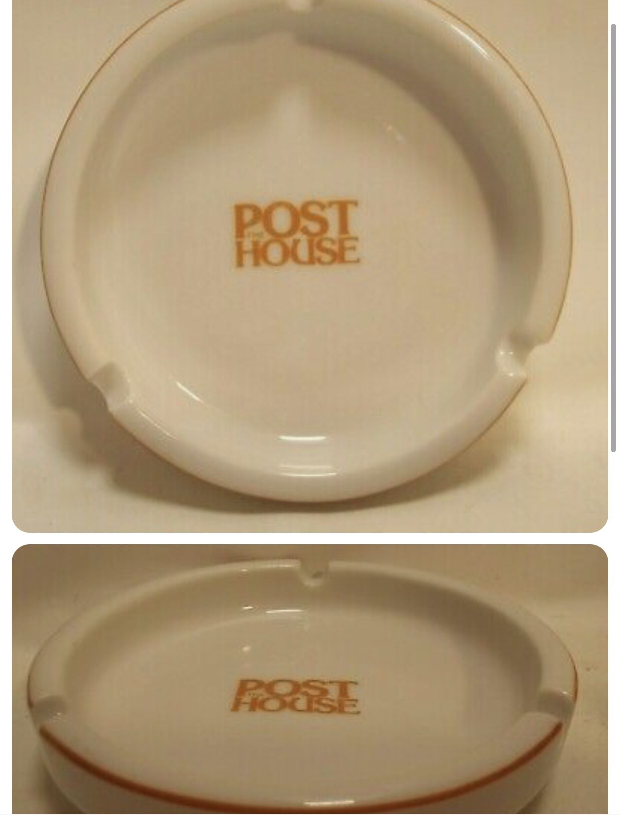 Vintage the post Ashtray 