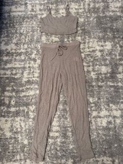SHEIN Women’s 3-Piece Loungewear Set Size S Taupe