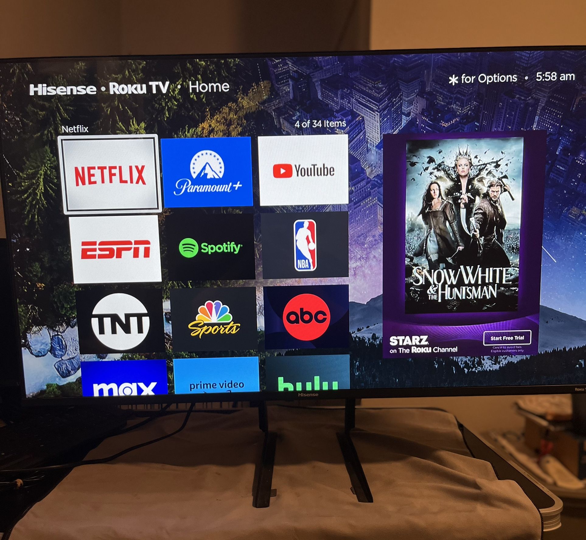 (Roku TV) Hisense 43-Inch Class H4 Series LED Roku Smart TV with Google Assistant and Alexa Compatible 