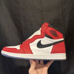 Jordan 1 Retro High ‘Spider-Man Origin Story’ Size 14