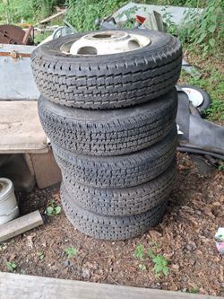 Five 8.75R16.5LT
