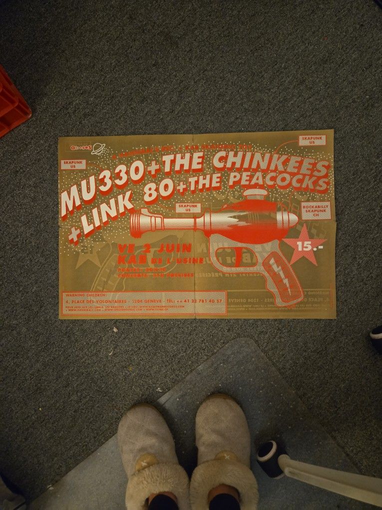 Poster SkaPunk Geneva Switzerland