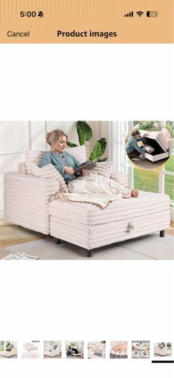Couch lounge with storage