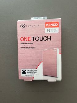 Brand New 2 TB Seagate One Touch External hard drive for windows & Mac. Never opened