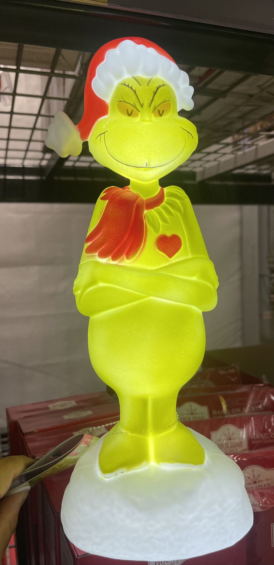14” The Grinch Blow Mold LED Table Top Christmas Decoration 65th Anniversary NEW