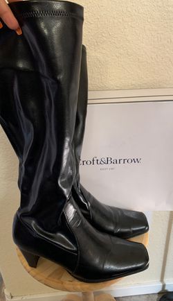 Women’s Black Croft&Barrow Boots(8m)