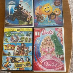 Barbie, Emoji Movie Nanny McPhee 1 and 2,Triple Features All New