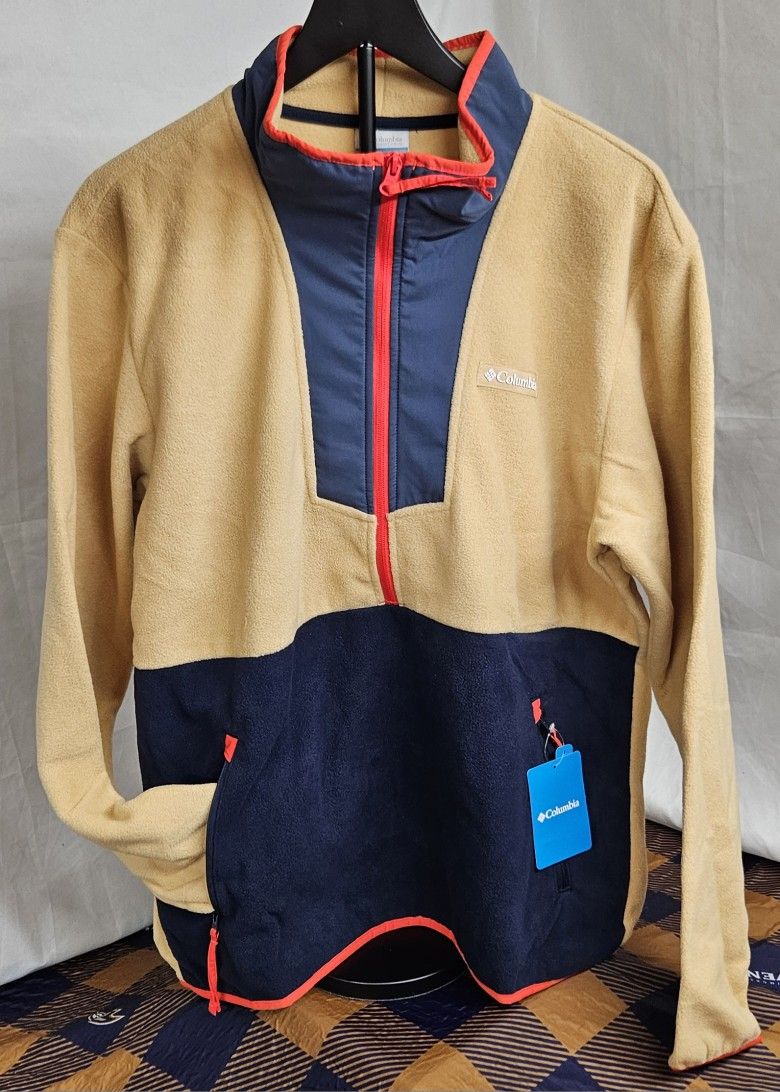 Men's Columbia Sequoia Grove Half Zip Fleece Size Large