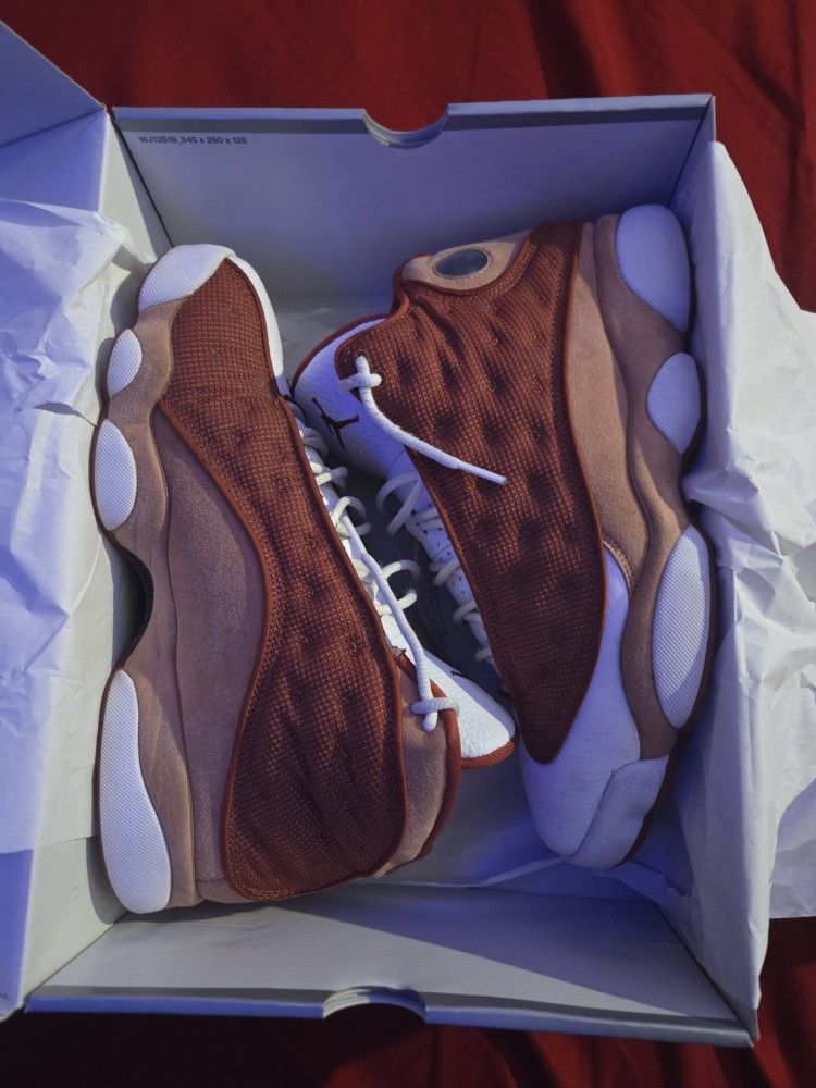 Dune Red Jordan 13s