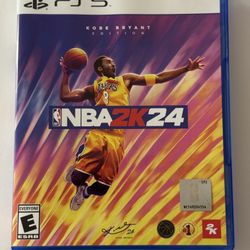 NBA 2K24 Kobe Bryant Edition For Sony PlayStation PS5 Video Game