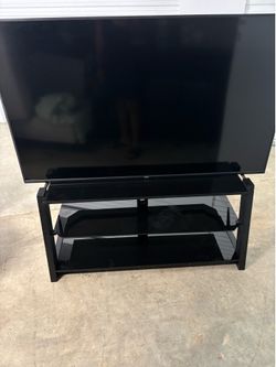 60 inch Visio tv with tv stand