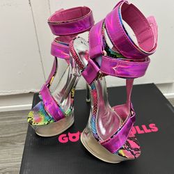 Sexy Chic Platform Women's Clear Heels