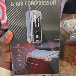 Portable Car Jump Starter + Tire Inflator (Tested – Works Perfect)