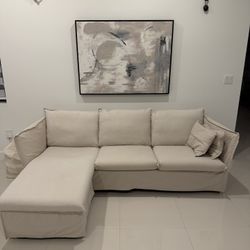 Biege Sectional