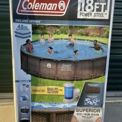 Brand New Unopened Box Pool - Coleman 18x48