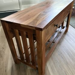 Solid Mango Wood Console Table