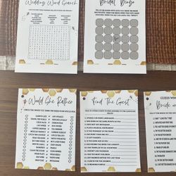 Bridal Shower Games 