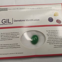 10.58 Carats Natural Green Chalcedony: Certified Gemstone: #1